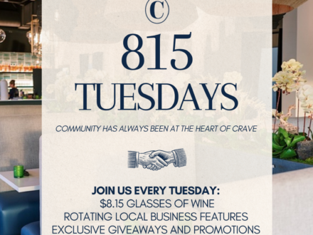 815 Tuesday’s | Local Businesses ft. at Crave